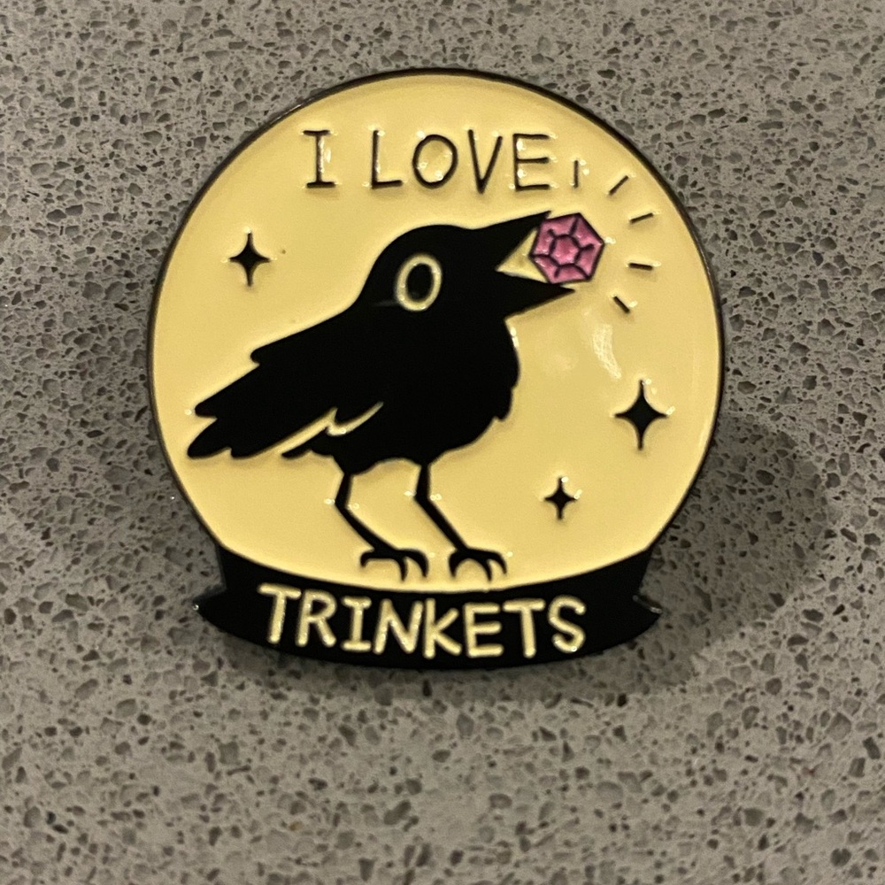 I Love Trinkets Enamel Pin